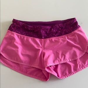 Pink LuluLemon Shorts